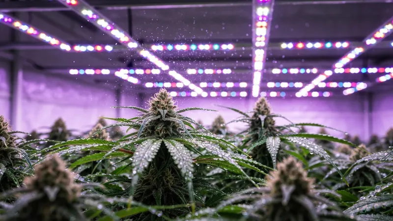 Systèmes d'éclairage pour serres de cbd